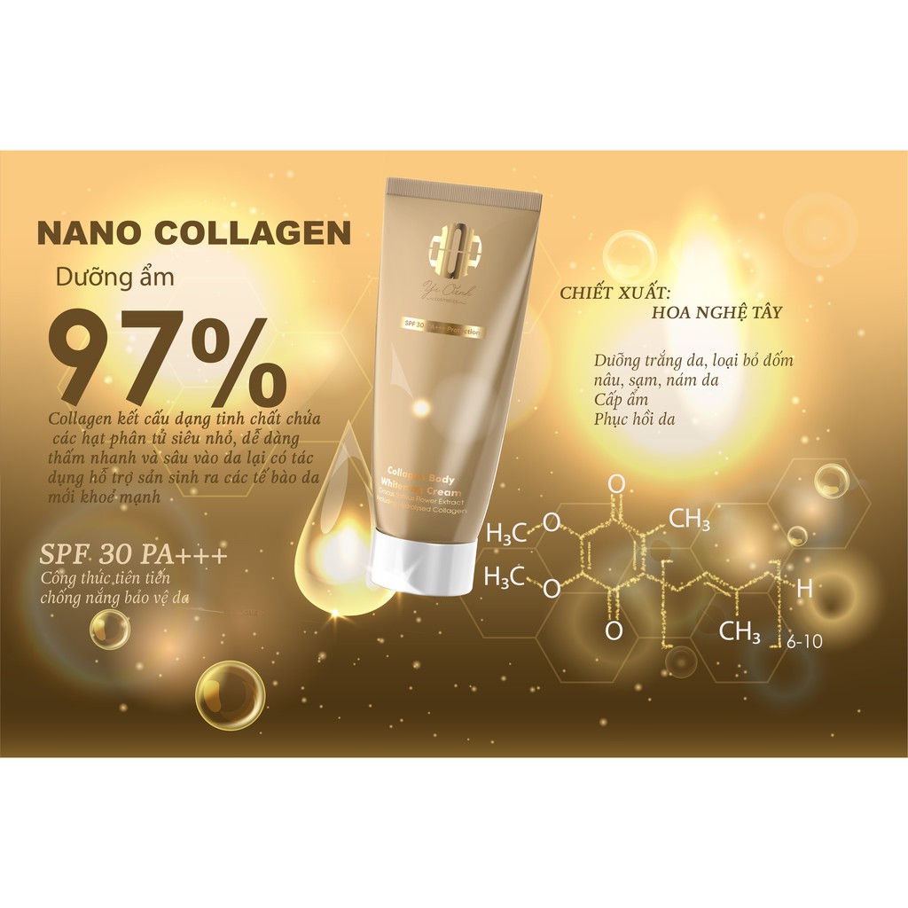 KEM TRẮNG DA BODY COLLAGEN  "COLLAGEN BODY WHITENING CREAM" YI OANH COSMETICS | BigBuy360 - bigbuy360.vn