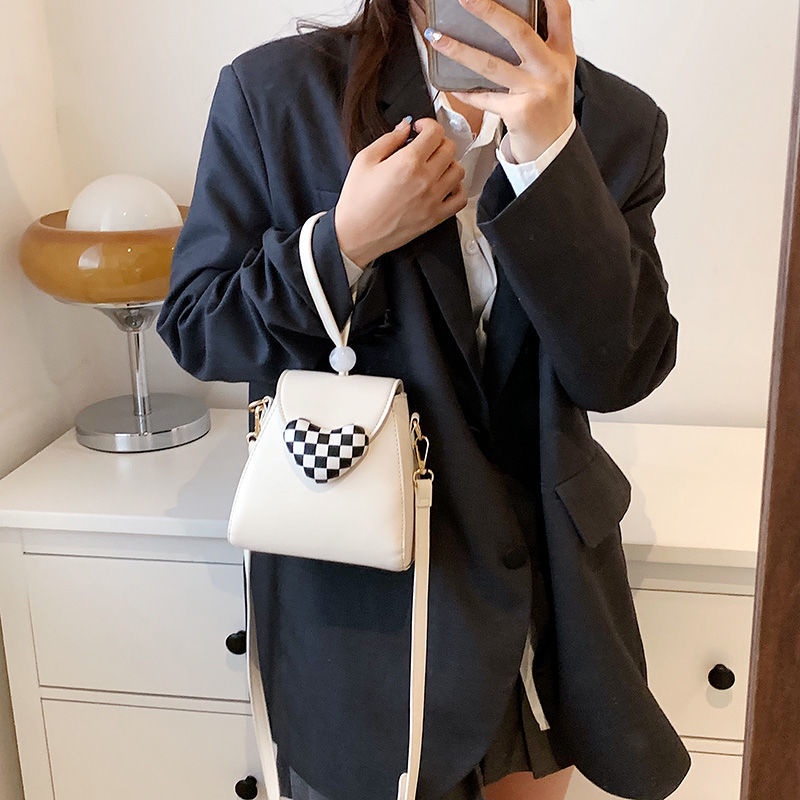 Túi Đeo Vai Hình Trái Tim Phong Cách Thời Trang Mùa Hè Xinh Xắn