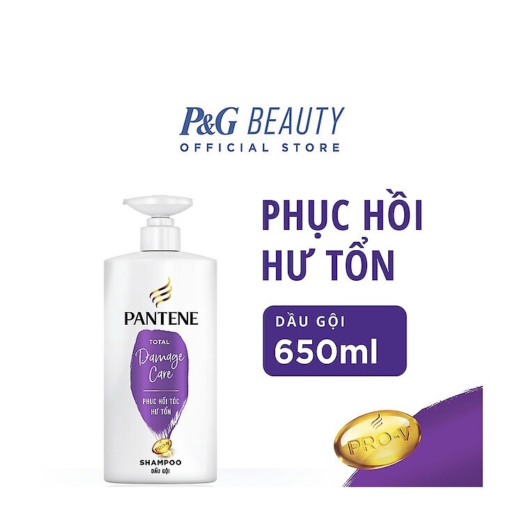 Dầu Gội Pantene Hỗ Trợ Phục Hồi Tóc Hư Tổn 650ml