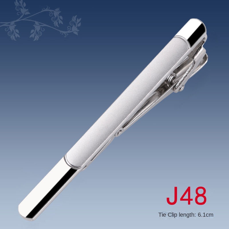 Kẹp Cà Vạt Kim Loại Màu Vàng / Bạc Đơn Giản Thời Trang Công Sở Phong Cách Hàn Quốc Cho Nam Và Nữ