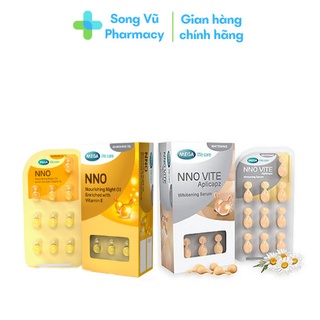 Serum Dưỡng Trắng Da, Mờ Thâm, Dưỡng Ẩm, Chống Lão Hóa NNO Vite Và NNO Vitamin E Hộp 30 Viên