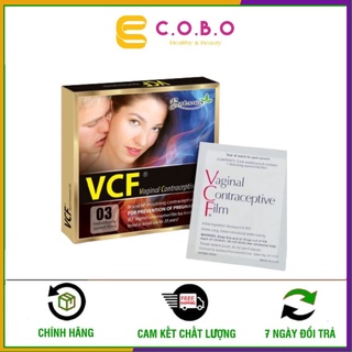 Màng Phim Tránh Thai VCF Rất Mỏng, Mềm Tiện Lợi Dễ Sử Dụng Nhập Khẩu Từ Mỹ