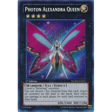 Thẻ bài Yugioh! Photon Alexandra Queen - NUMH-EN047 - Secret Rare 1st Edition