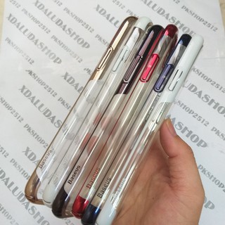 Ốp Lưng iPhone X / iPhone 10 Viền Màu Dạng Cứng Hiệu Baseus