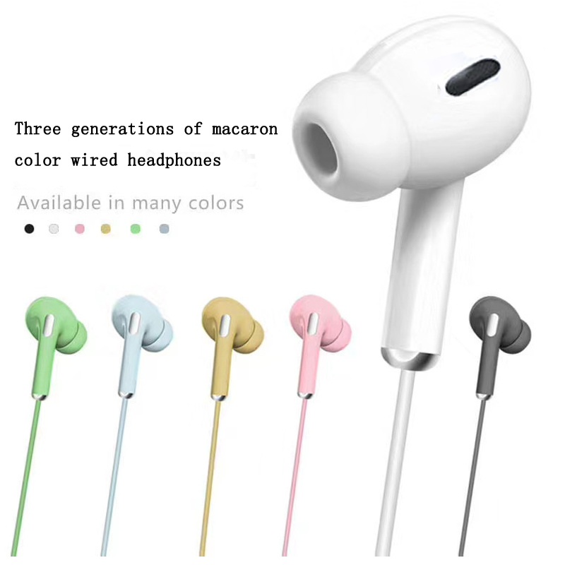 Tai Nghe Nhét Tai Có Dây U38 Micro Cổng 3.5mm Màu Macaron Cho Samsung Android Iphone 5 6s Plus