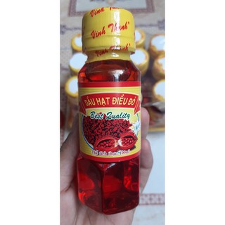 [HCM] Combo 1 lốc Dầu Hạt Điều Đỏ Ngon 100ml (12 Chai)