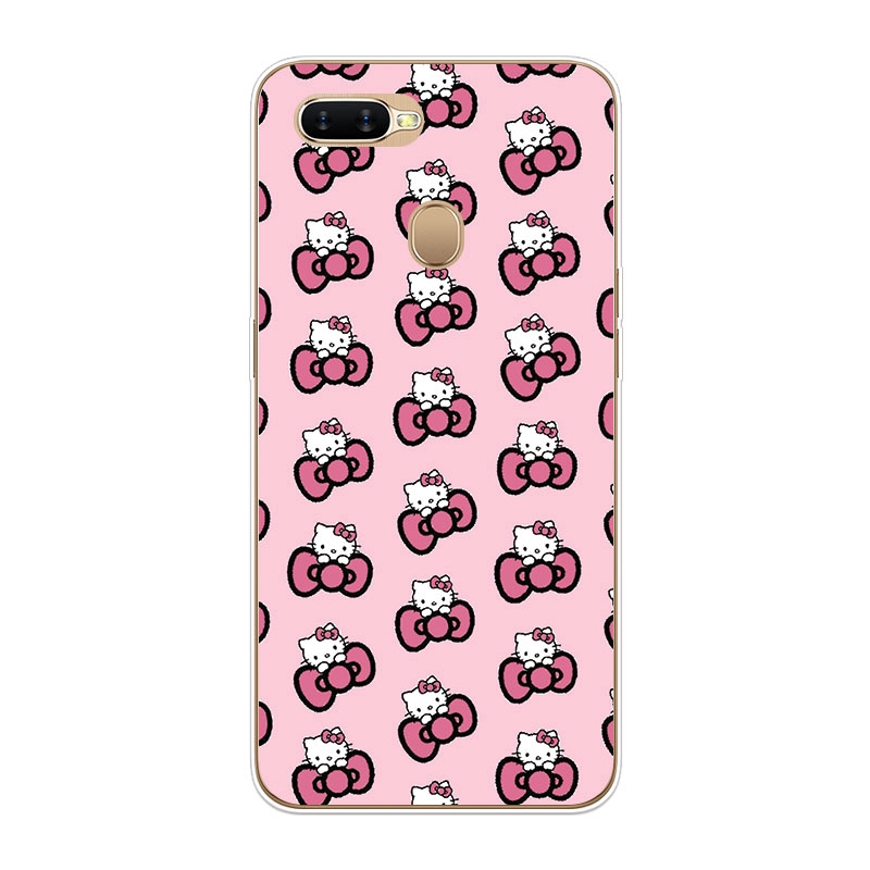 Ốp Lưng Oppo A37 A39 A57 A59 A59S A3 A3S A5S A7 F1S TPU mềm Case Hello Kitty