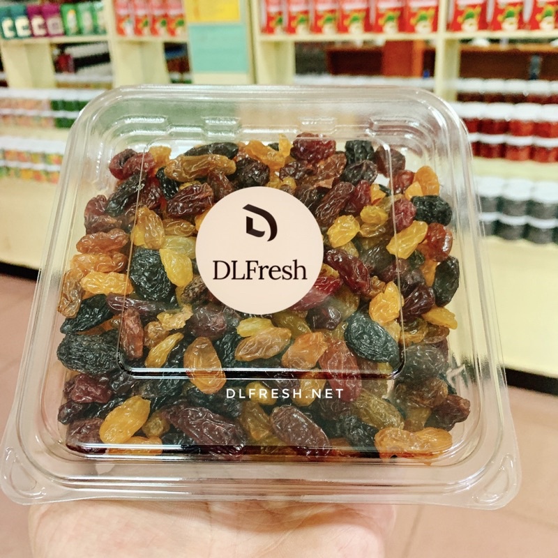 Nho Khô Mix Vị DLFresh Đặc Sản Đà Lạt Hũ 350gr