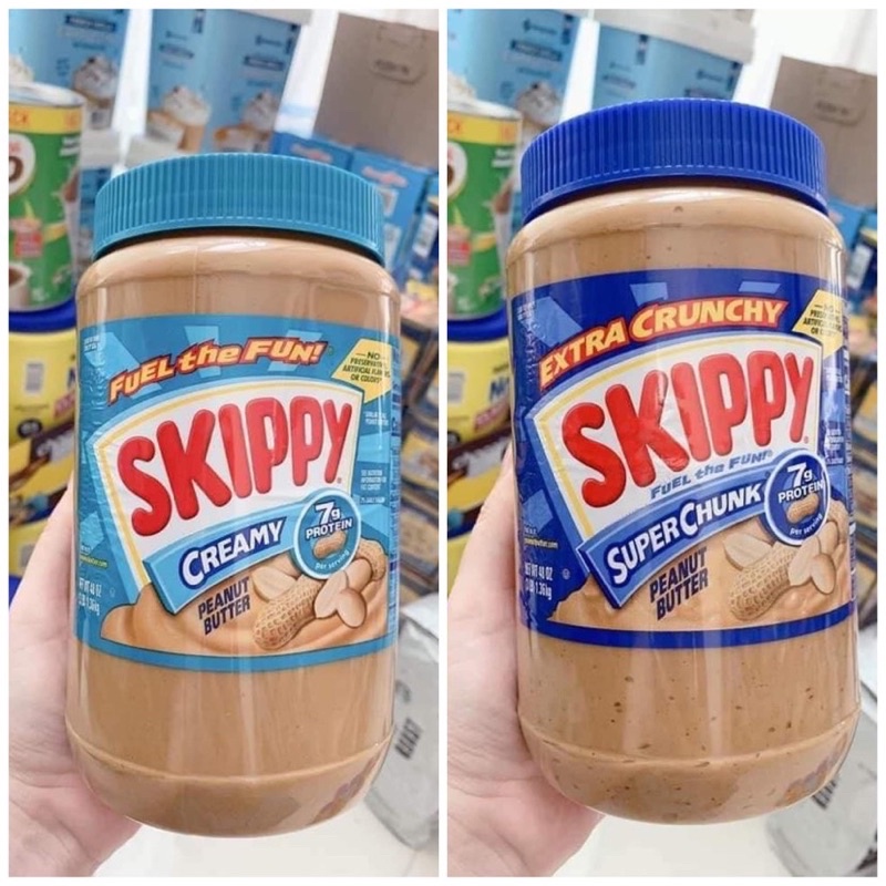 🥜🥜 Bơ Đậu Phộng Skippy Cream Peanut Butter HỦ TO 1.36kg