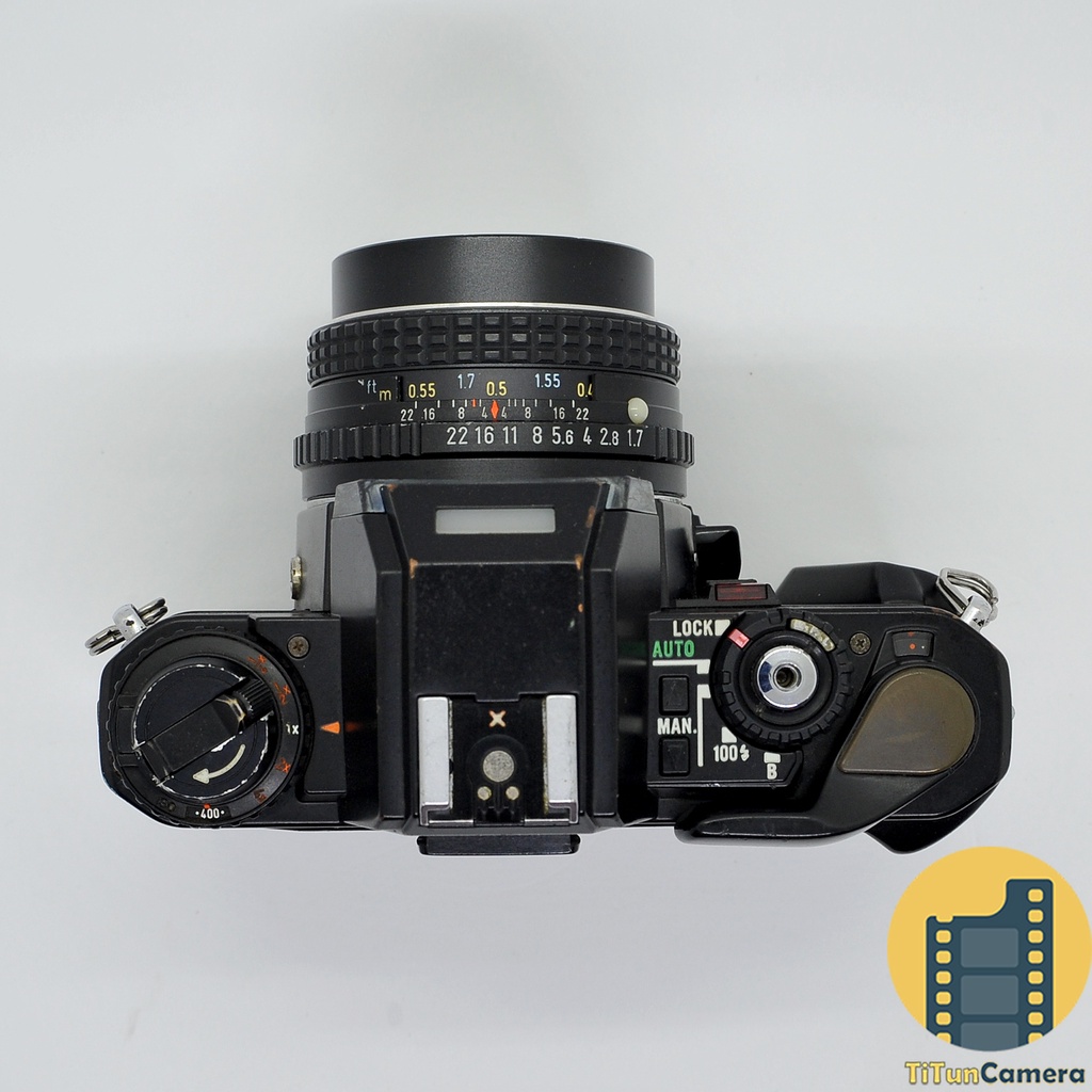 MÁY FILM PENTAX PROGRAM A & PENTAX 50MM F1.7