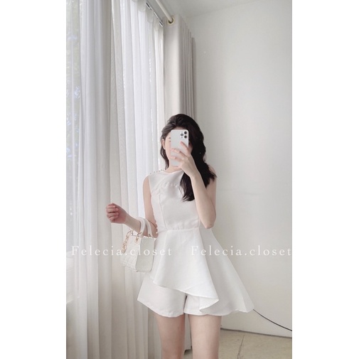 Áo Tafta vạt chéo viền ngọc