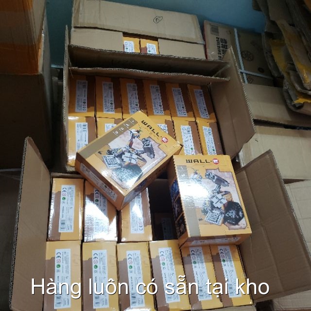Wall E Mô hình technic điều khiển từ xa tiến lùi cua được tương thích với 9686, MOC  bảo hành 1:1