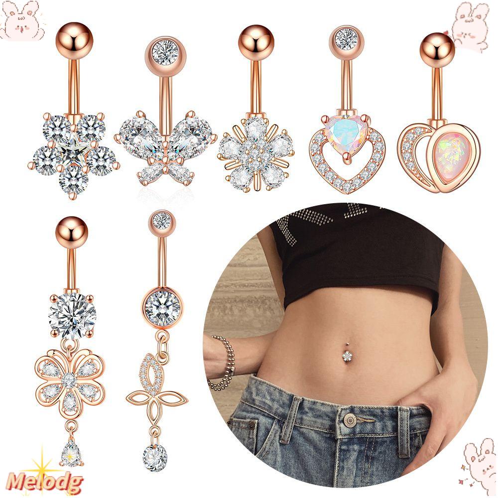 Khuyên Xỏ Rốn/Cơ Thể Cá Tính Cho Nữ|Trái Tim / Nhiều Màu