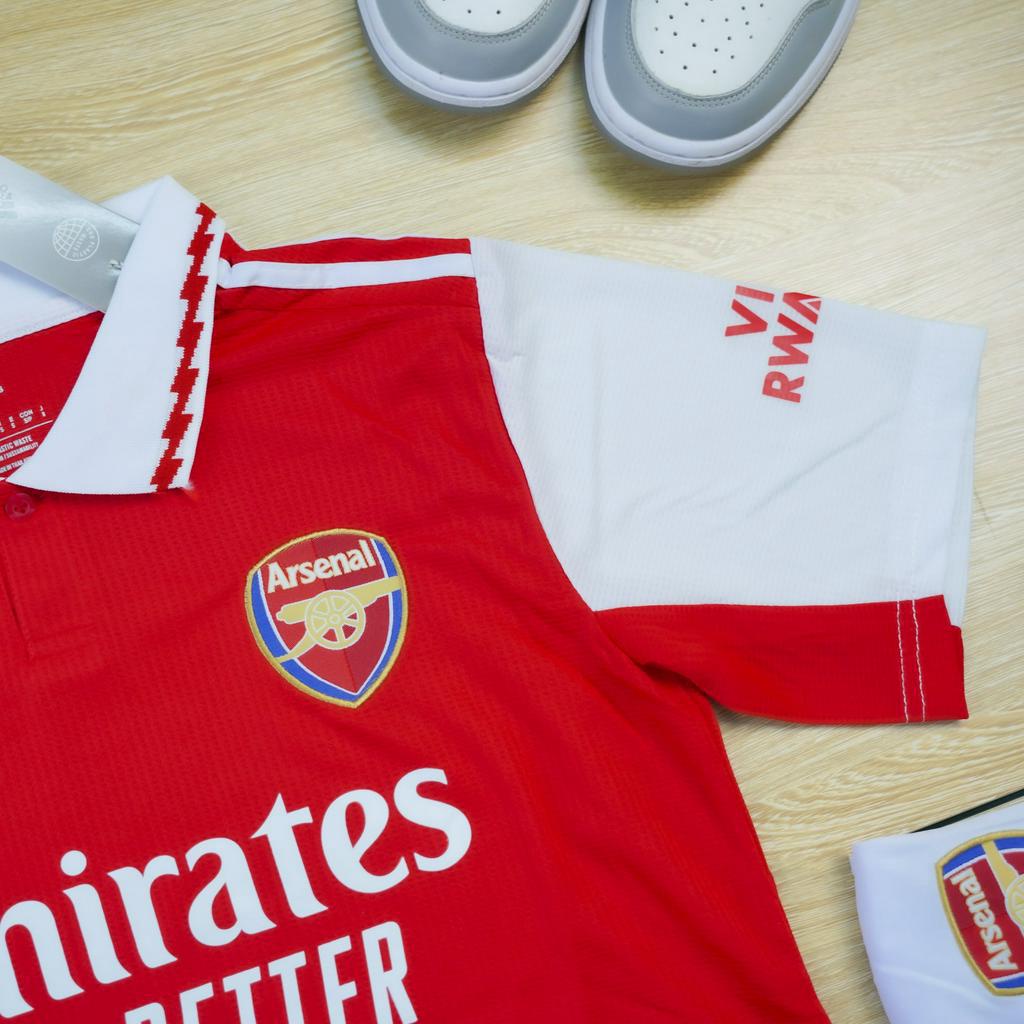 Áo Bóng Đá CLB A.R.S.E.N.A.L, Áo Đá Banh A.R.S.E.N.A.L 2023 - Vải Polyester Gai Thái