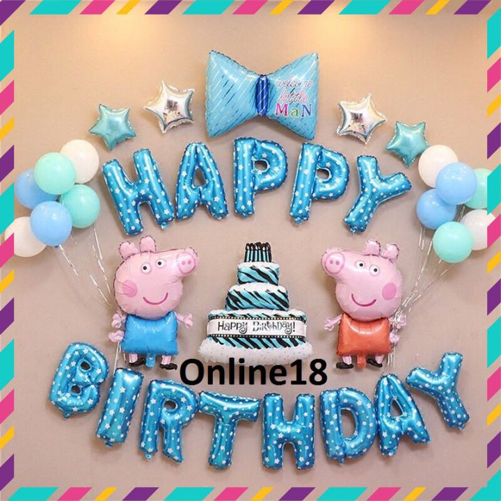 Set Chữ Happy Birthday Trang Trí Sinh Nhật