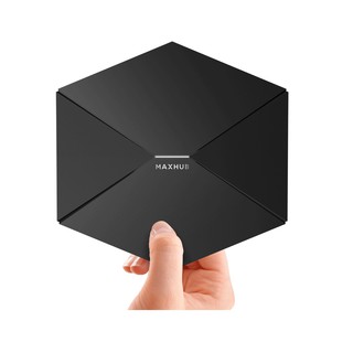 Maxhub Mirroring Box WB01 Bộ trình chiếu không dây 4 thiết bị cùng lúc, Android 7.1, RAM 4G, ROM 16G