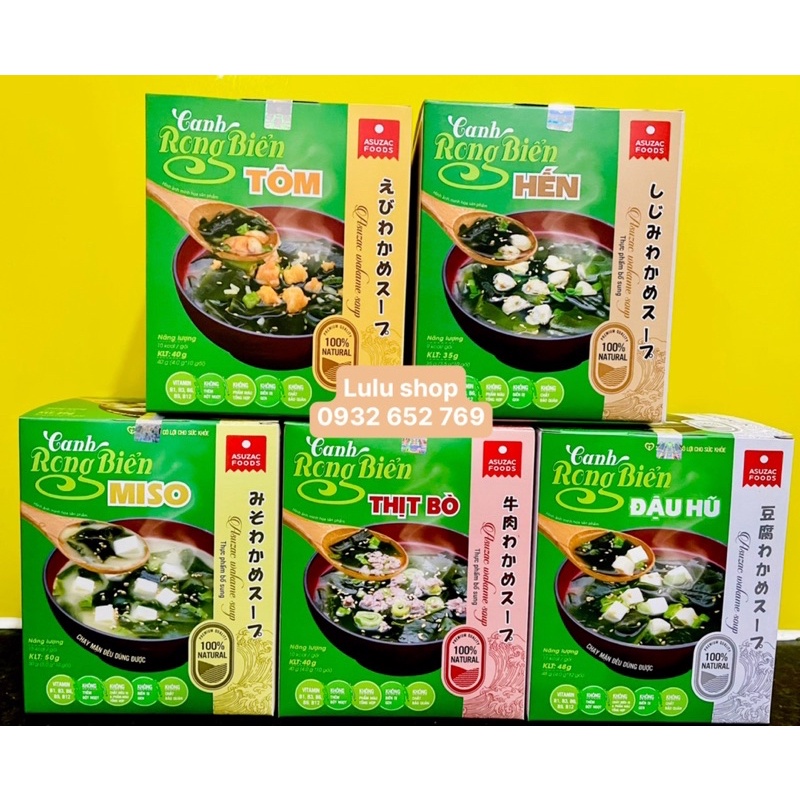 COMBO 5 HỘP RONG BIỂN ASUZAC
