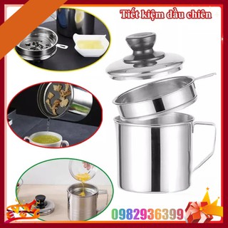 Ca Lọc Dầu Ăn Inox Có Lưới Lọc Cặn – Ca Lọc Dầu Ăn Bị Đen – Ca Lọc Cặn Dầu Ăn Đã Qua Sử Dụng