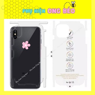 Miếng dán PPF trong suốt chống va đập cho ip 6/6plus/7/7plus/8/8plus/X/Xs/Xsmax - phukien_ongbeo