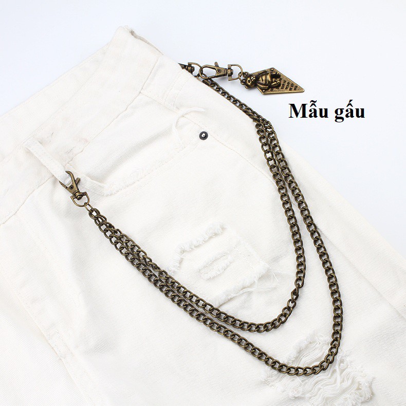 Chain quần - xích rời màu đồng vintage