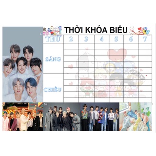 Thời khóa biểu BTS