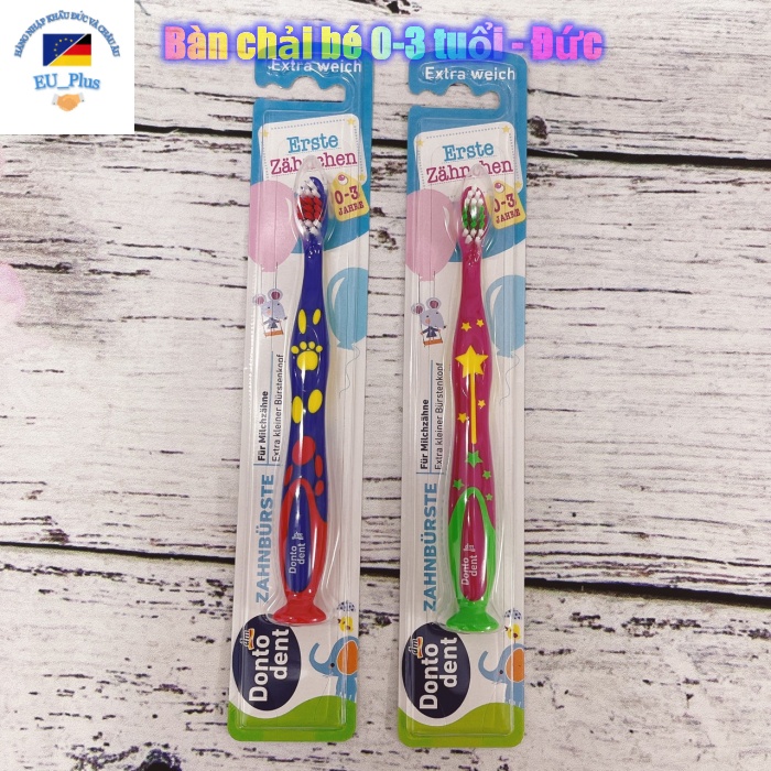 Bàn chải Dontodent cho trẻ 0-3 tuổi - Đức