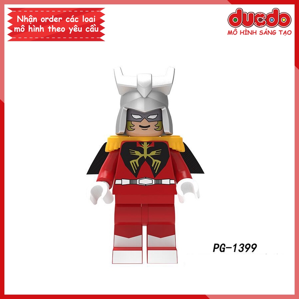 Minifigures nhân vật Anime Series Char Aznable Assembled - Đồ chơi Lắp ghép Xếp hình Mô hình Mini PO