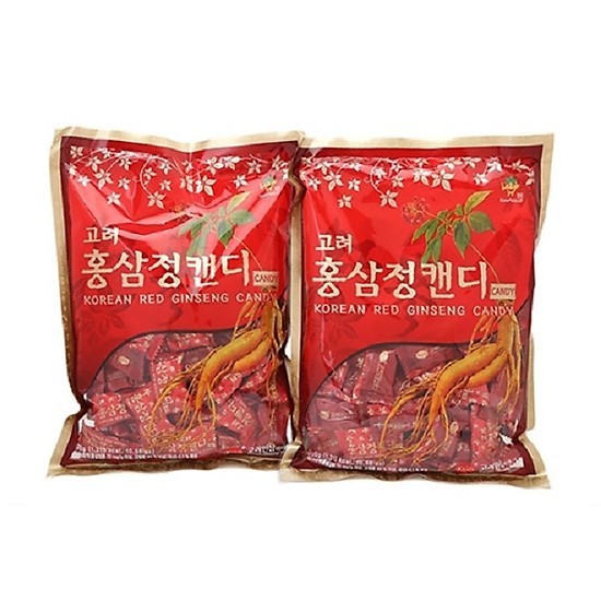 [Có Sỉ] Kẹo sâm đỏ KGS Hàn Quốc có đường bịch 300gr