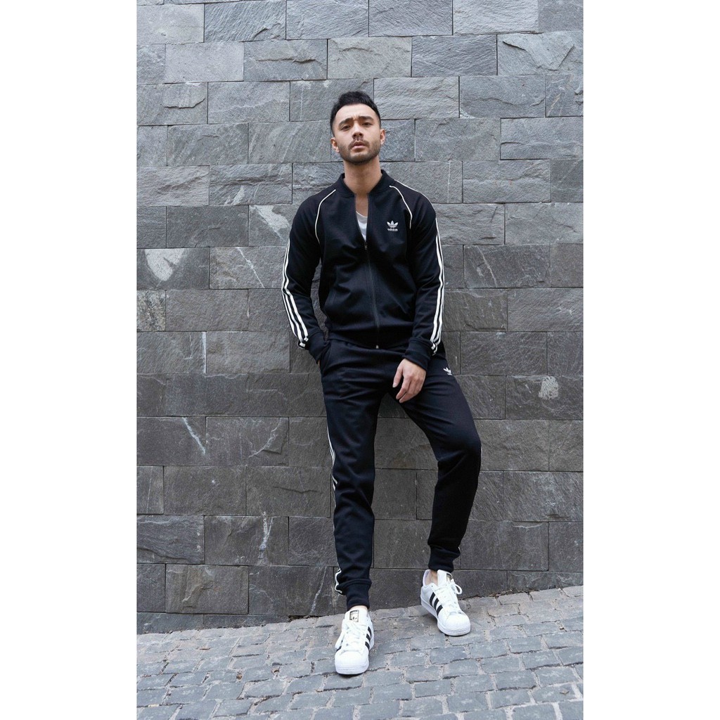 Bộ thể thao Nam Nữ 💓Siêu Cấp💓 Bộ Set Das thu đông kéo khóa 3 sọc viền NM TNH M-XXL