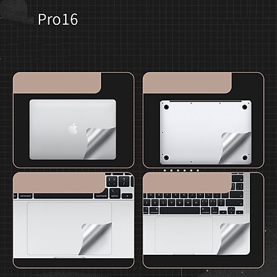 Bộ Miếng Dán 4in1 cho Macbook Air / Mac Pro 13 / Pro 15 / Pro 16.