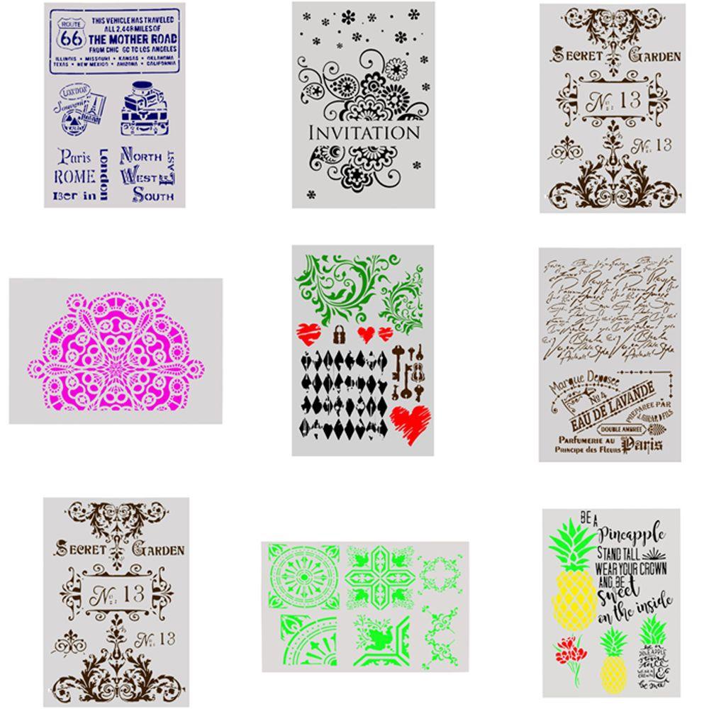 Khuôn Mẫu Cắt Thẻ Trang Trí Album