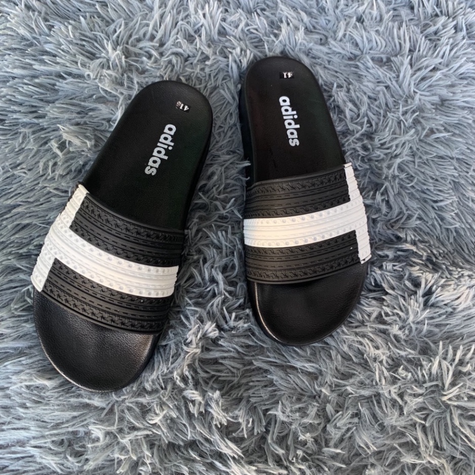 Dép Nam Quai Ngang ADIDAS, Dép Das Đế Chữ Cao Su