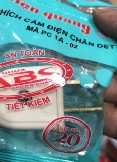 Set 5 & 10 phích cắm Điện Quang(đầu dẹp)