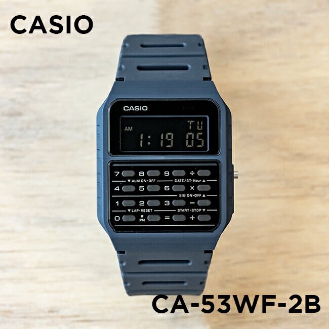 Đồng Hồ Nam Casio Vintage CA-53WF-2BDF Chính Hãng | Casio CA-53WF-2B Classic Dây Nhựa