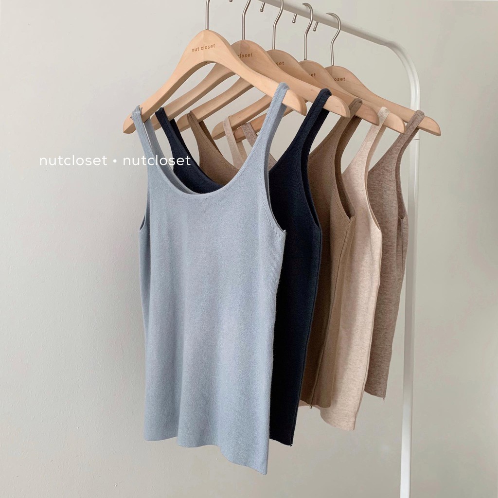 [Mã FAMARAL2 giảm 10K đơn 50K] Áo ba lỗ len mỏng _ A0140 | BigBuy360 - bigbuy360.vn