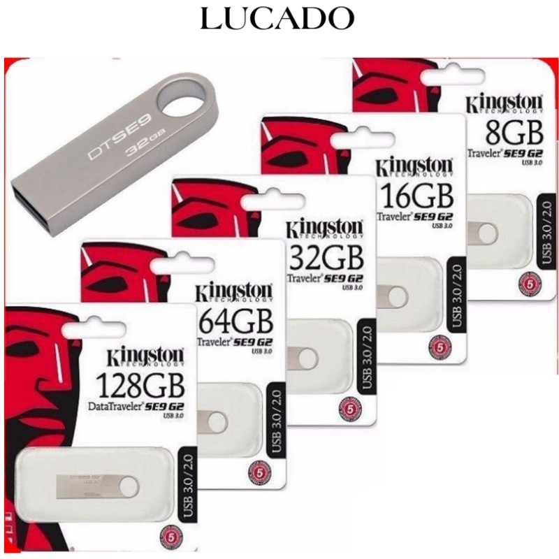 USB Kingston 64GB/128GB/16GB/32GB/8GB/4GB/ Hàng chất lượng - USB 2.0, Chống Nước Giá rẻ