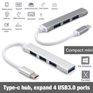 Hub usb type c to 4 port usb 3.0 - cáp chuyển type c ra 4 cổng usb
