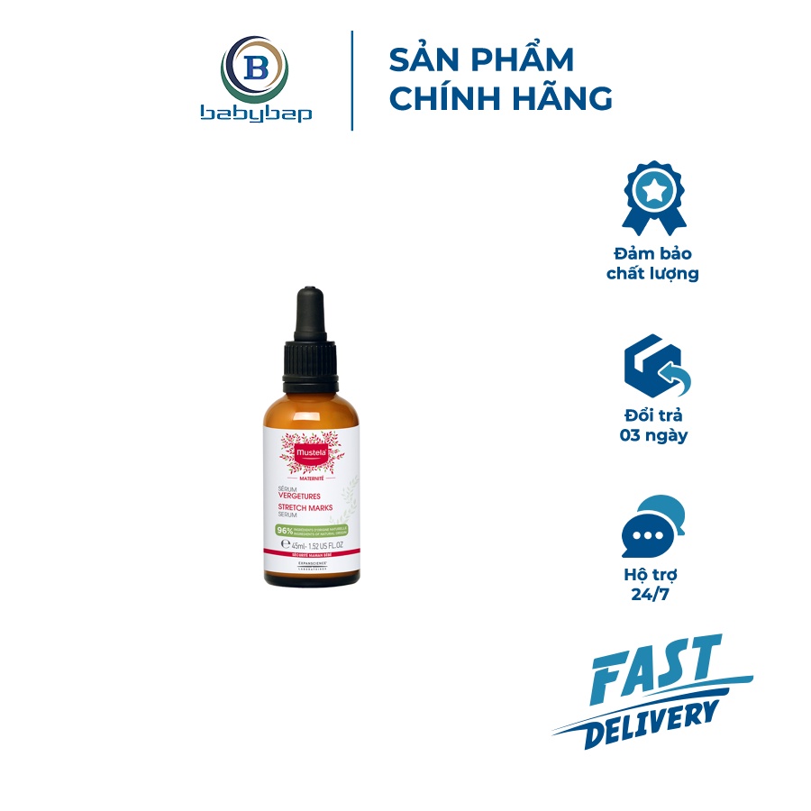 Tinh Chất Làm Mờ Vết Rạn Mustela Stretch Marks Serum 45ml