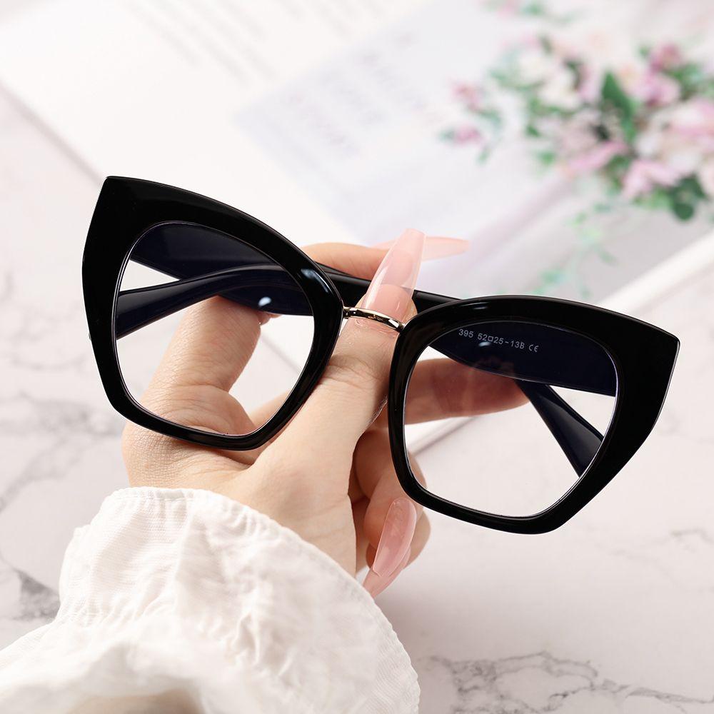 ROWANS Mắt Kính Oversize Chống Ánh Sáng Xanh Phong Cách Retro