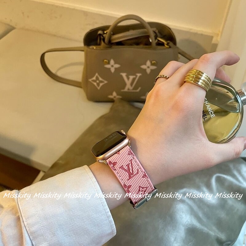 Dây Đeo Bằng Da Sang Trọng Cho Đồng Hồ Thông Minh iWatch Series 7 6 SE 5 4 3 2 40mm 44mm 38mm 42mm