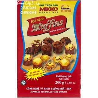 Bột Bánh Muffins Mikko 200g