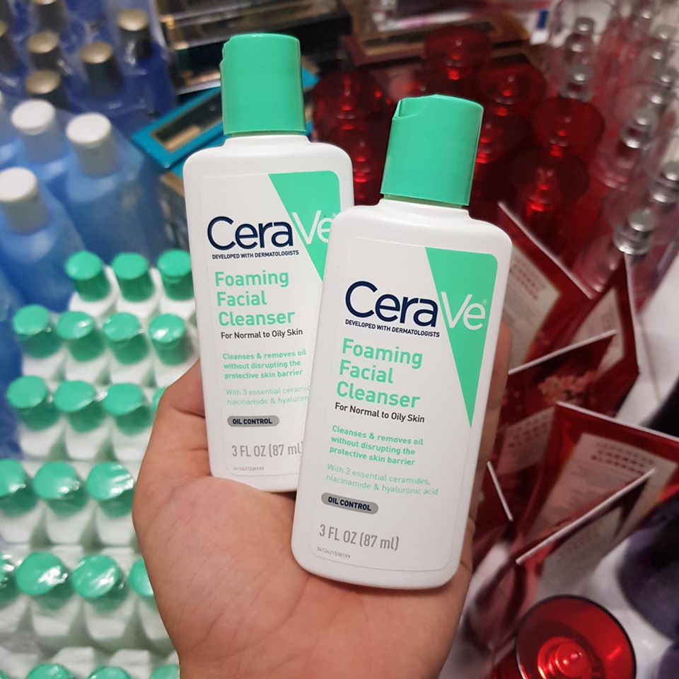 Sữa rửa mặt Cerave da dầu (Có Sẵn )