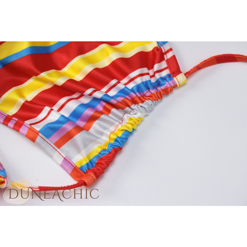 DUNEA Đầm Hoa Phối Dây Hở Lưng Gợi Cảm Thời Trang Cho Nữ