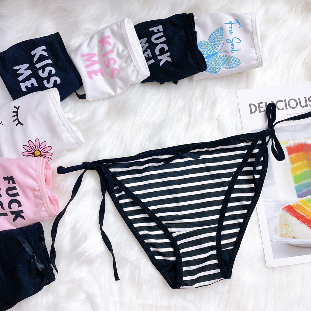 Thiên đường chip cột dây - quần lót nữ FUCKME - Quần chip cột dây sexy  -  kellywang
