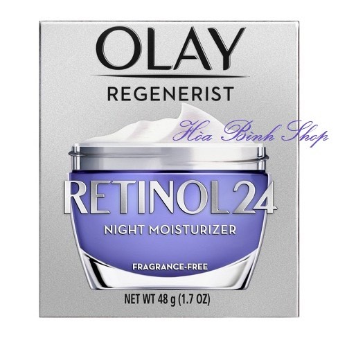 Kem dưỡng cấp ẩm ban đêm với Vitamin B3 và Retinol Olay Regenerist Retinol 24 Hàng Mỹ 48g