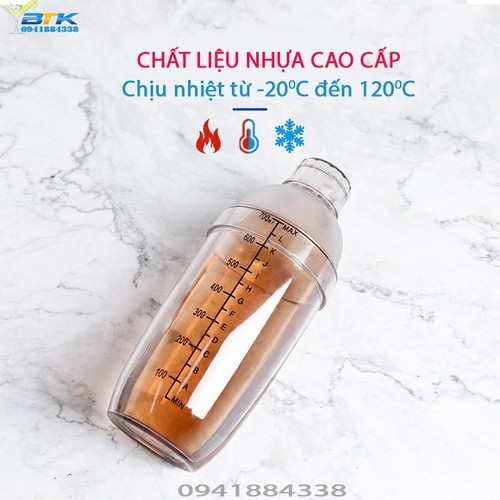 Nắp Bình Shaker Nhựa, Bình Lắc Nhựa - NBLN12