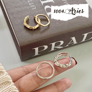 Set nhẫn 2 chiếc vàng bạc cá tính - 1004.ARIES