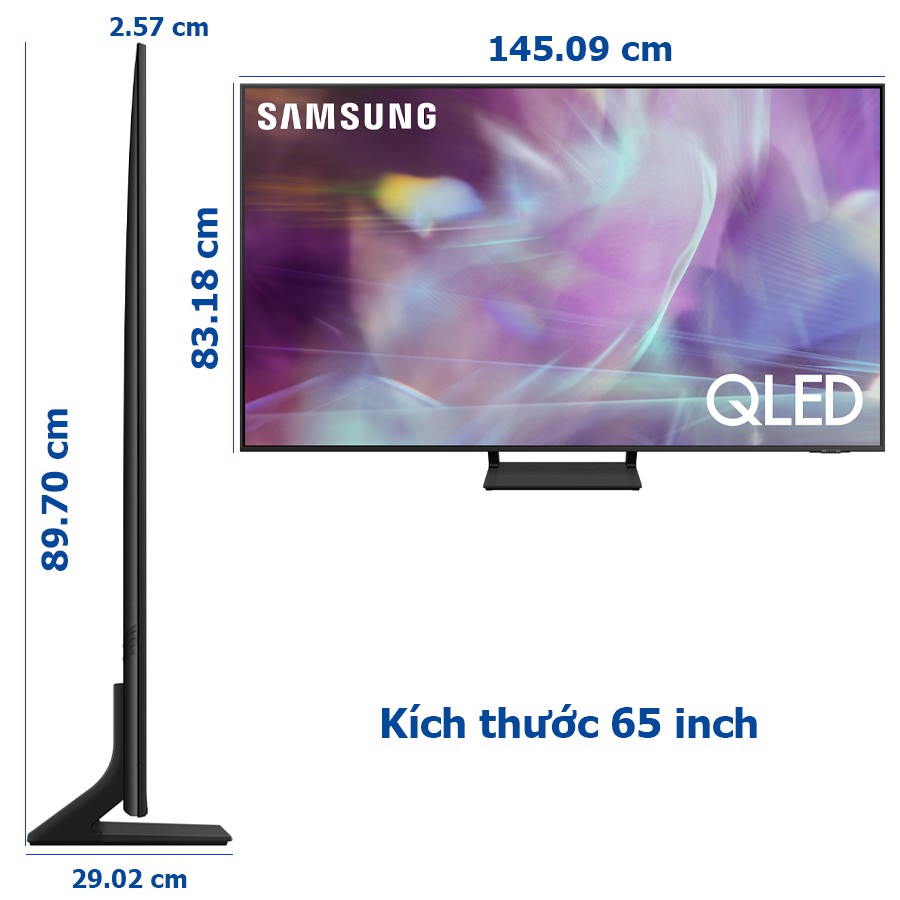 Smart TV Samsung 4K QLED 65 inch QA65Q60A Mới 2021 - Bảo hành 2 năm chính hãng | BigBuy360 - bigbuy360.vn