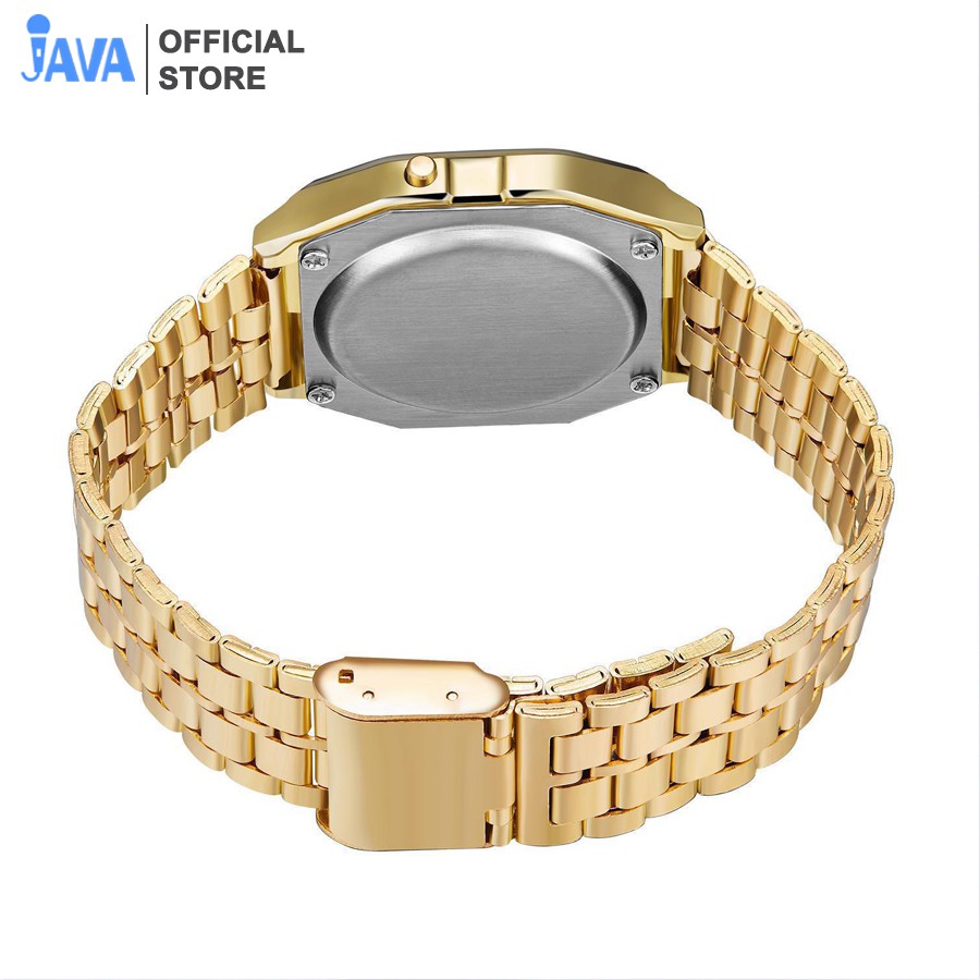 Đồng hồ điện tử dây kim loại unisex nam nữ WR - Chống xước - Chống nước - Sang trọng | BigBuy360 - bigbuy360.vn