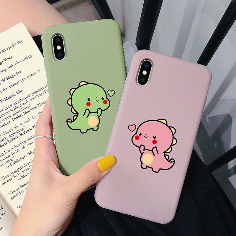[ IPHONE ] Ốp Lưng Silicon Dino Kute - B158 | BigBuy360 - bigbuy360.vn